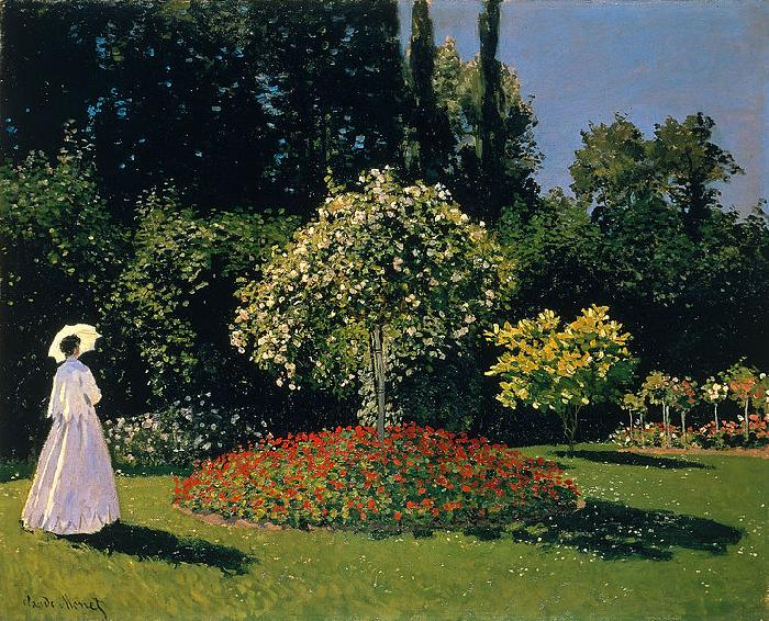  Jeanne-Marguerite Lecadre in the Garden Sainte-Adresse